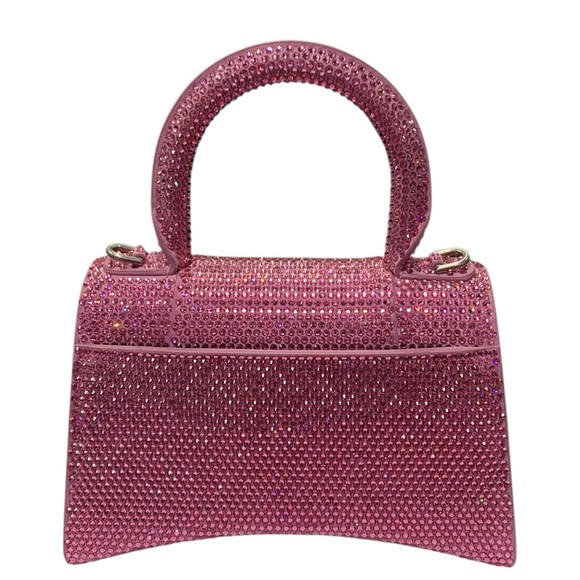 Balenciaga Hourglass XS Hangbag With Rhinestones - Picture 11 of 16